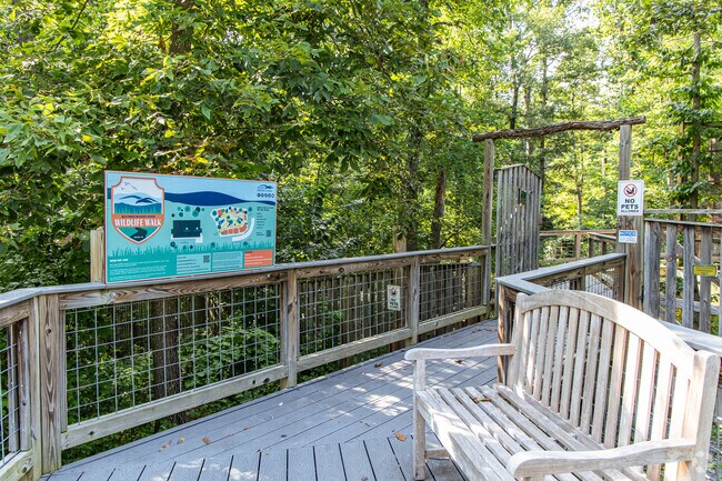 The Wildlife Walk at the Blue Ridge Wildlife Center in Boyce offers educational trails through preserved Shenandoah River habitat.