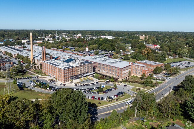 The former textile mill has become a multi-use complex in White Oak.