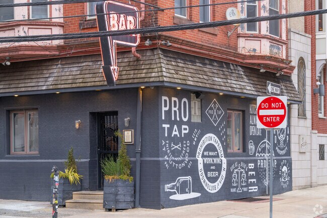 Prohibition Taproom is a local favorite place for a drink in Callowhill.