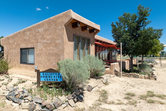 Residents can gather at the Galisteo Community Center for events.