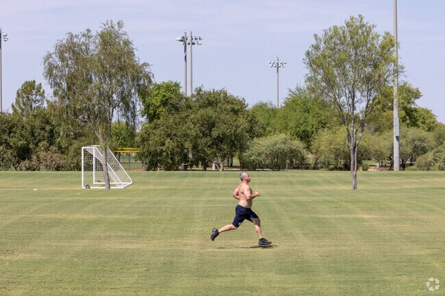 Residents of Anthem at Merrill Ranch use the community center fields for many activities.