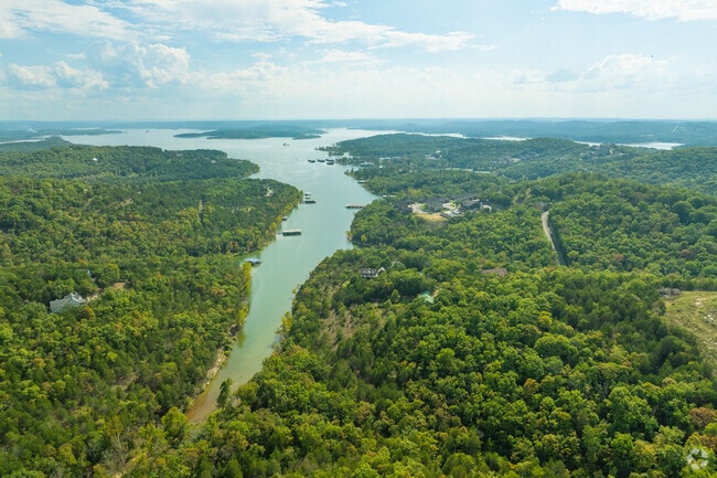 Explore Missouri’s Ozark region via State Route 76, connecting Branson to scenic destinations across the state.