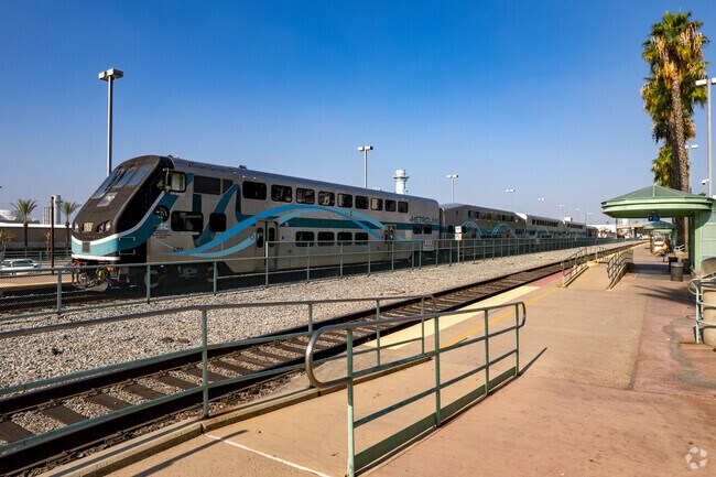 Chandler Park locals enjoy transportation options via the Metrolink rail system.