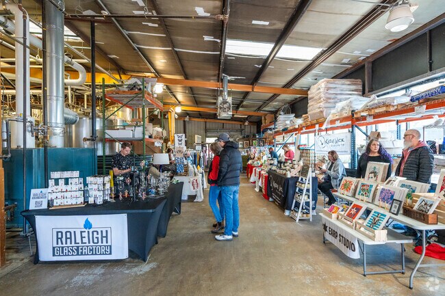 Holiday pop-up at Trophy on Maywood in Caraleigh features over 40 vendors.