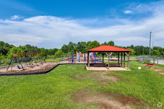 Mirror Lake Elementary supports learning outside of the classroom with multiple playgrounds.