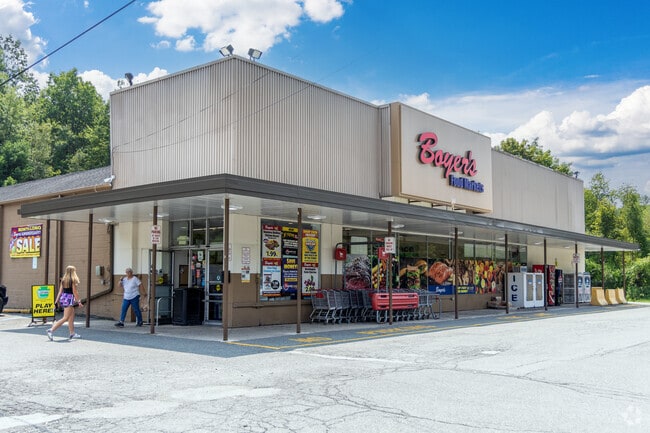 Residents can stock up on groceries at the Boyer's Food Market on West Bertsch Street.