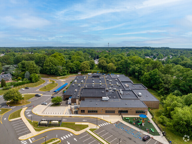 Aerial overview of the Freehold Learning Center.