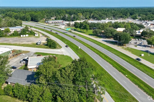 There are a few major highways that lead to Burns-Downs.