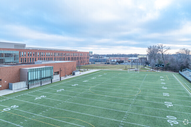 Back of the Yards High School creates an inspiring atmosphere for learning.