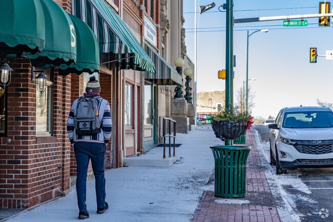 Residents walk to various retail and food shops on Main Street in Somerset Township.
