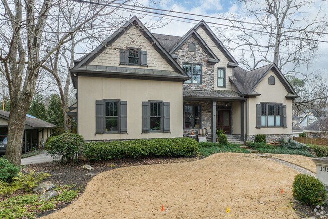 New traditional style homes reside on lots averaging a quarter acre in Brookhaven Village.