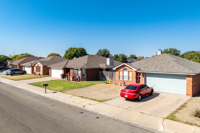 University Pines in Lubbock offers charming single-story homes with modern designs.