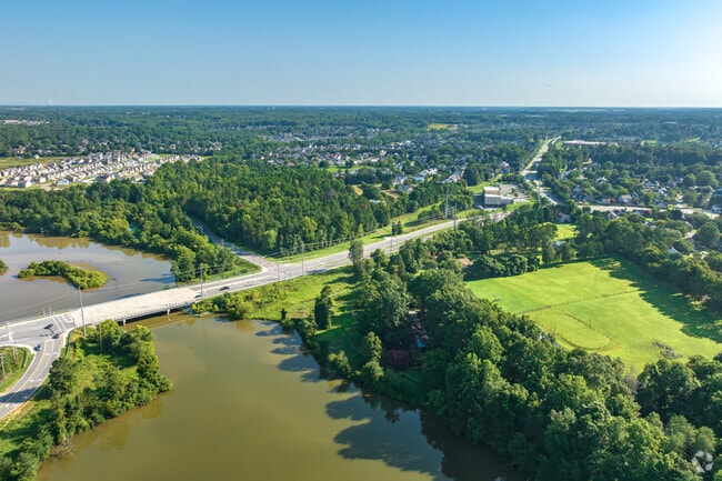 The Bent Tree community sits on the north side of Oak Hollow Lake.