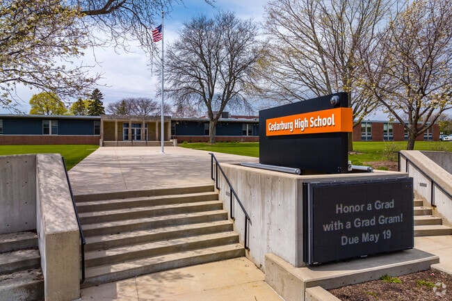 Cedarburg students can attend Cedarburg High School.