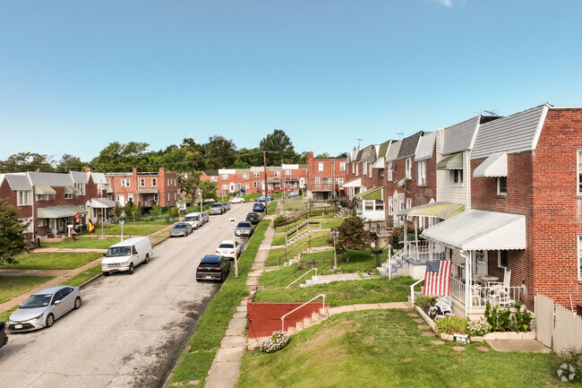 Designed to make homeownership available to the masses, row homes predominate in Morrell Park.