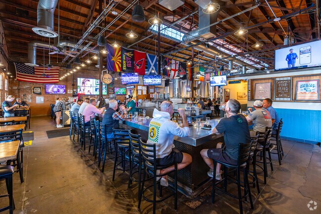 Savor craft brews and great times at Four Peaks Brewing Company in Downtown Tempe.