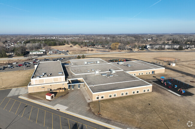 Pine Meadow Elementary School enrolls over 550 students.