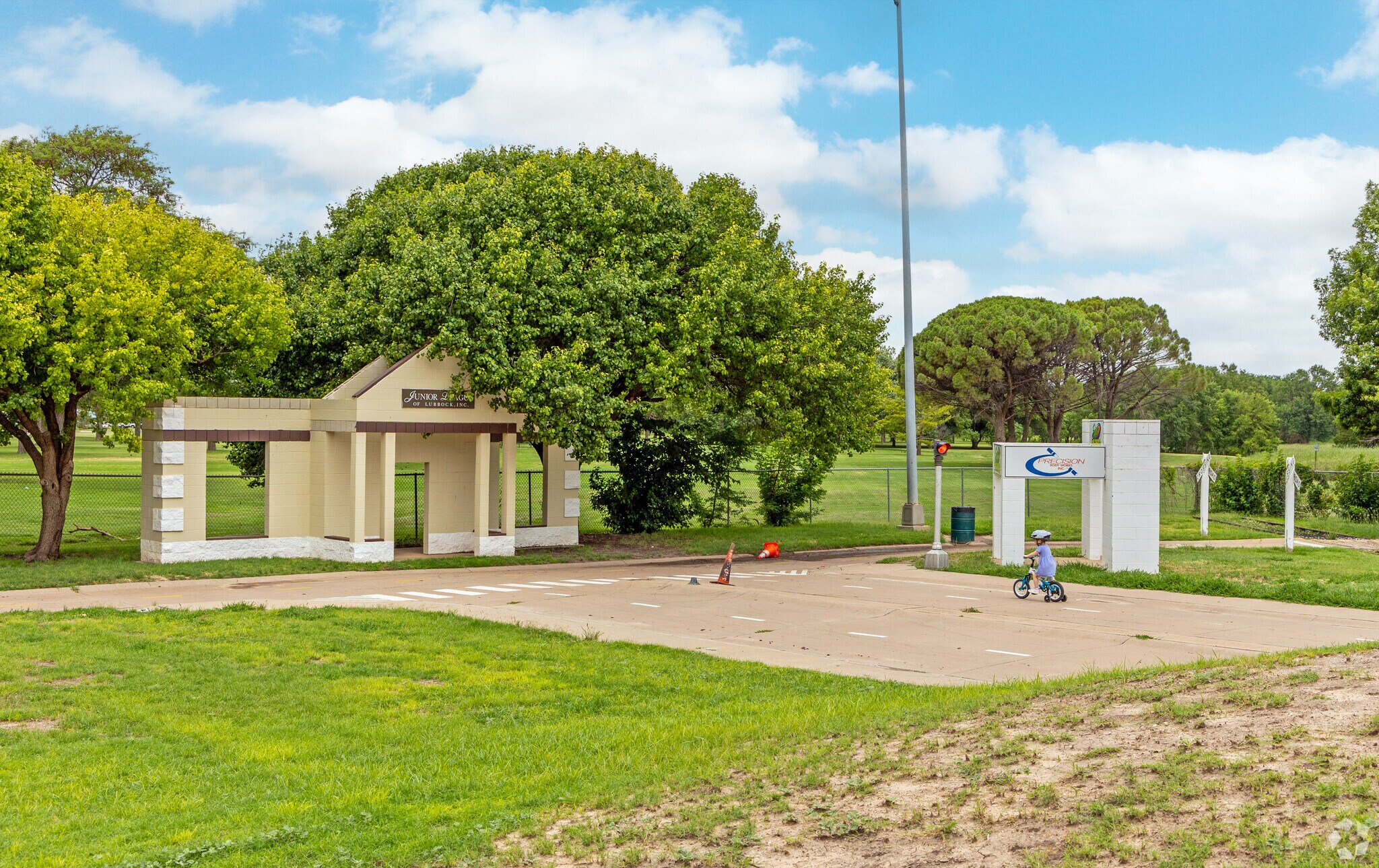 Children enjoy learning while playing at Clapp Park's Safety City.