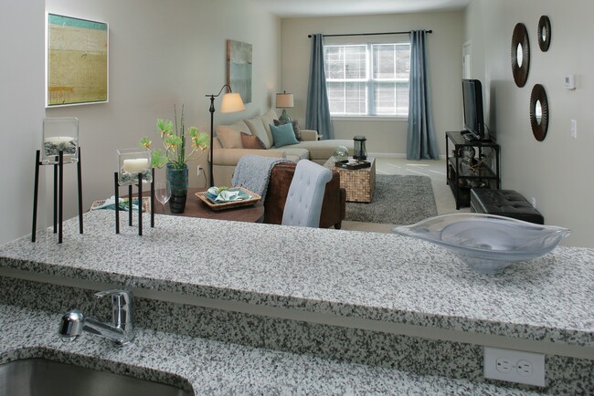 Dining & Living Room from Kitchen