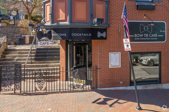 The Bow Tie Cafe is a popular local spot in Mount Adams.