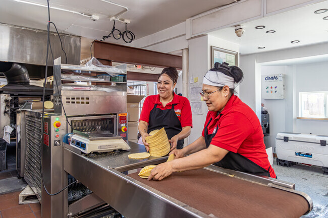 Gabriele's Tortilleria boasts fresh made corn tortillas by scratch every day.