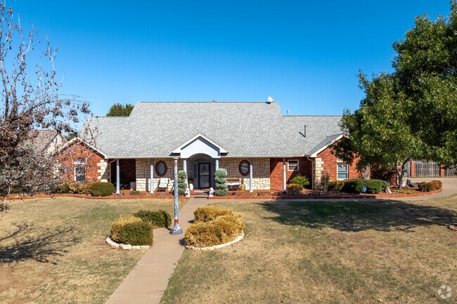 Homes in Pecan Valley have well-maintained yards.
