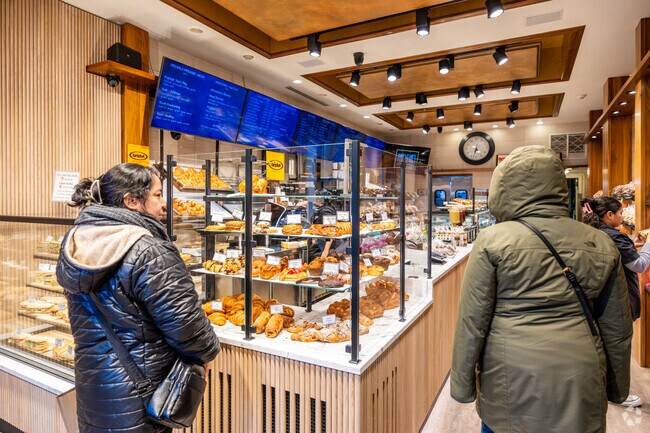 Martine's Fine Bake Shoppe is busy throughout the entire day as commuters snack on homemade treats.