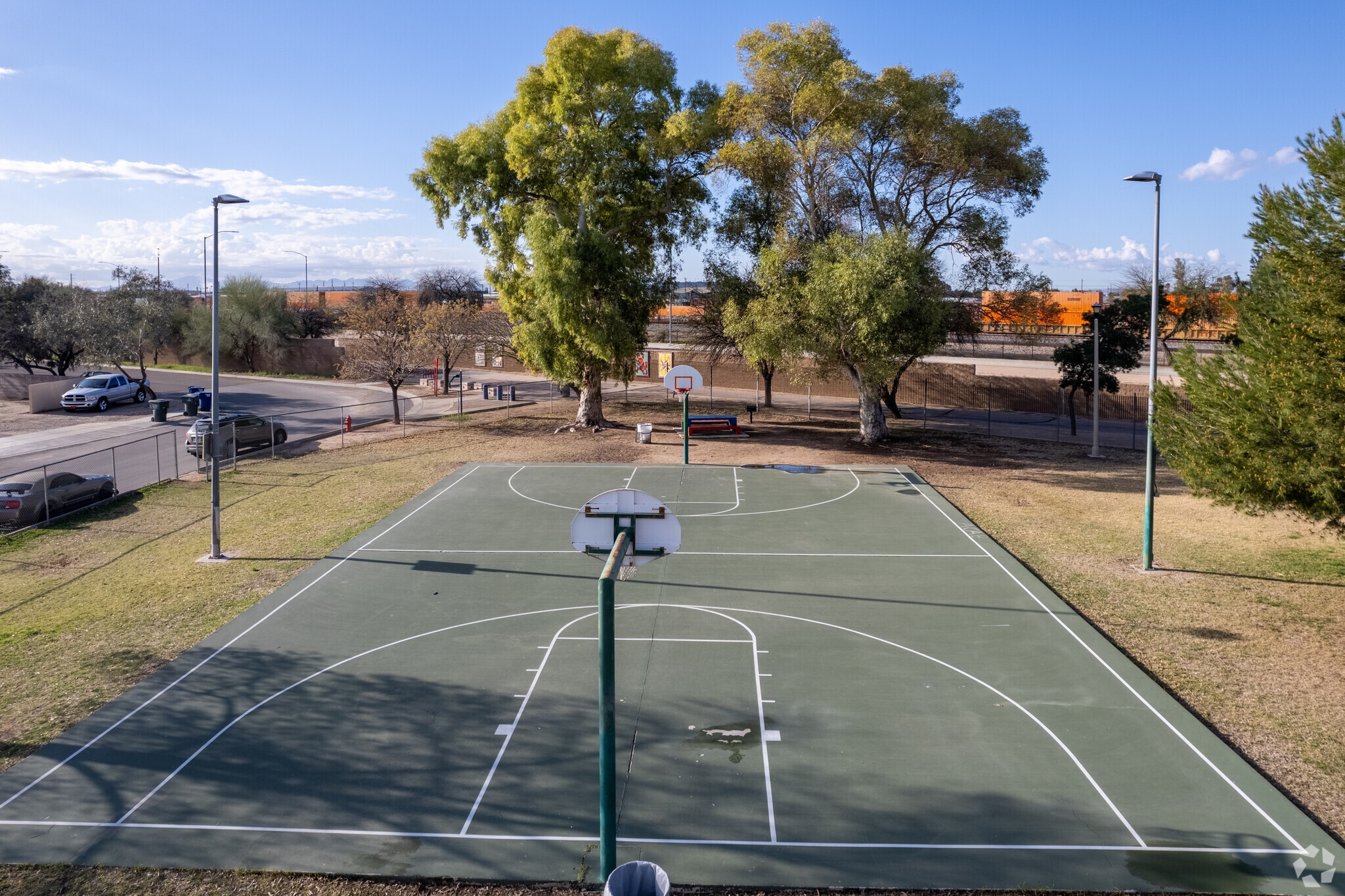 Shoot some hoops in Barrio Centro's Bristol Park.
