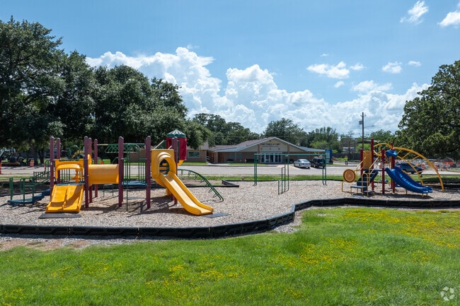 Crockett Elementary School students embrace outdoor fun and games during recess.