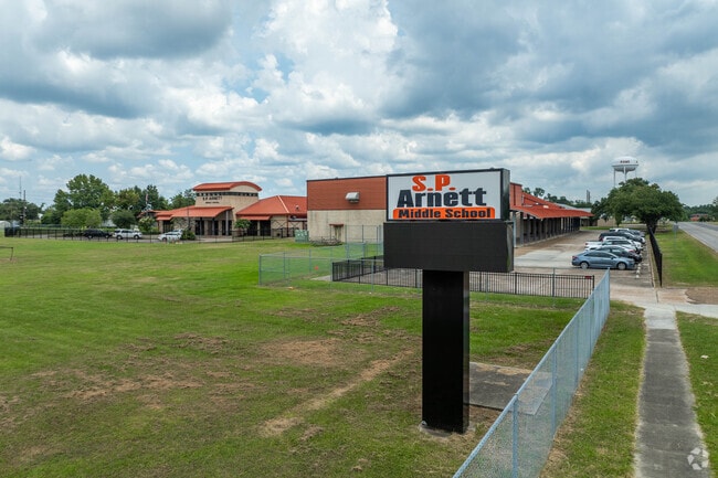 S.P. Arnett Middle has a student body of 370 students.