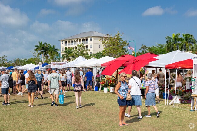 Marco Island near Fiddler’s Creek offers farmers markets and seasonal events.
