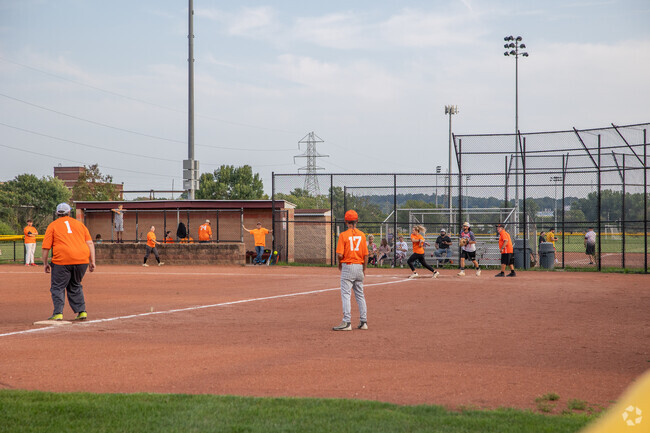 Cheer on a local softball league at the local sports fields in Hametown.