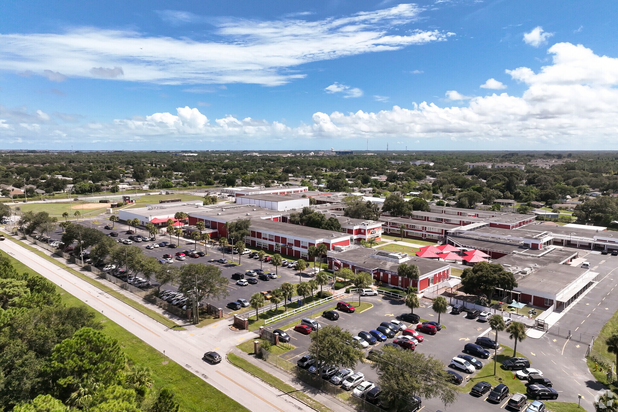Palm Bay Magnet High received a B-minus from Niche.