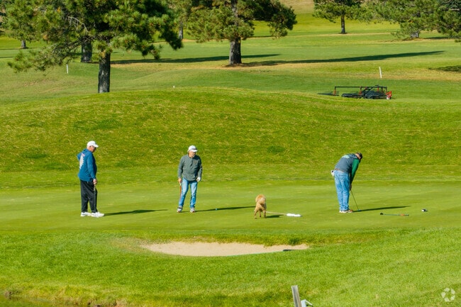 Sturgis can be an oasis for golfers as they play a round at Boulder Canyon Golf Club.