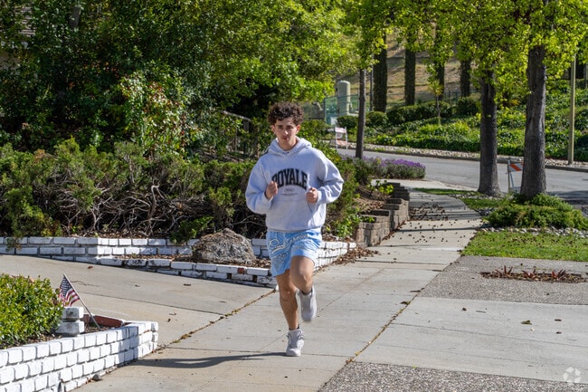 Shaded sidewalks and quiet streets in Montevideo make it perfect for morning runs in Almaden Valley.