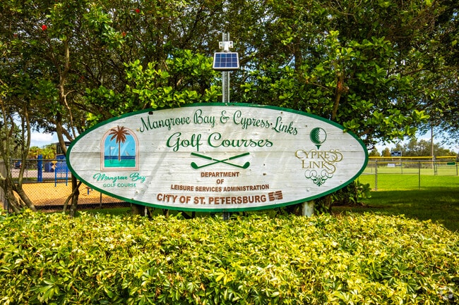 Mangrove Bay and Cypress Links golf courses are next to Mariners Pass.