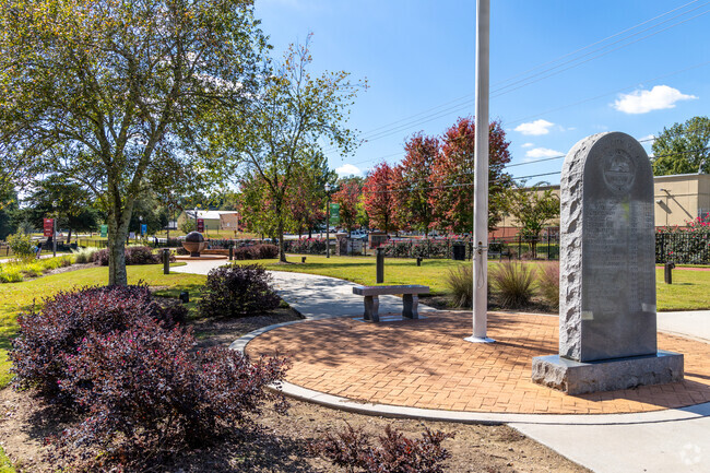 Mayor's Park is situated at the intersection of Union Street and Watson Street.
