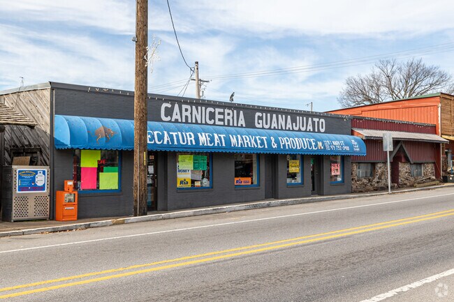 Downtown Decatur is full of historic buildings and family owned businesses.