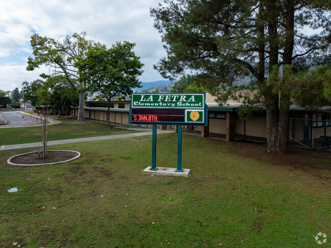 La Fetra Elementary School serves grades Kindergarten to fifth.