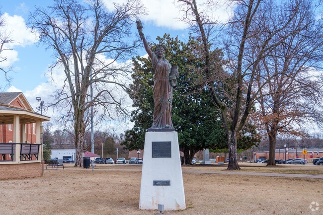 A statue at the Cherokee National History Museum in Tahlequah stands as a powerful symbol of the Cherokee Nation.