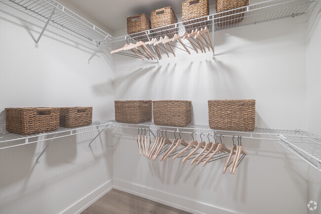 2BR, 2BA - 1,038SF - Walk-in Closet