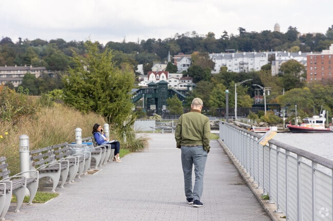 Pierson Park is a great place for a casual stroll alone or with your furry friend.