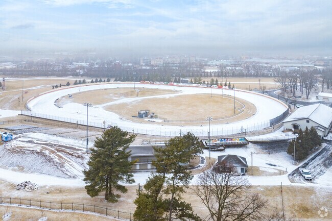 Angell Park has a small dirt track that hosts race frequently in the warmer months.