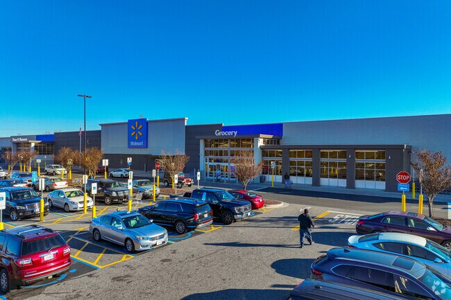 East Gate Town Center near Creighton has a Walmart and several retail shops.