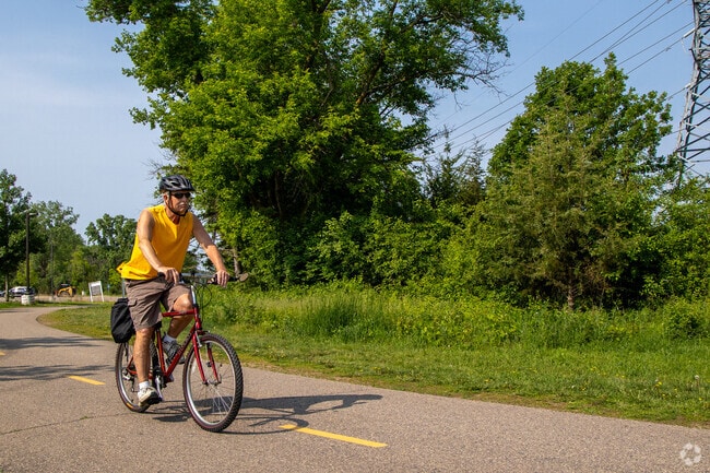 Miles of bike paths connect Trinity Gardens to local nature trails.