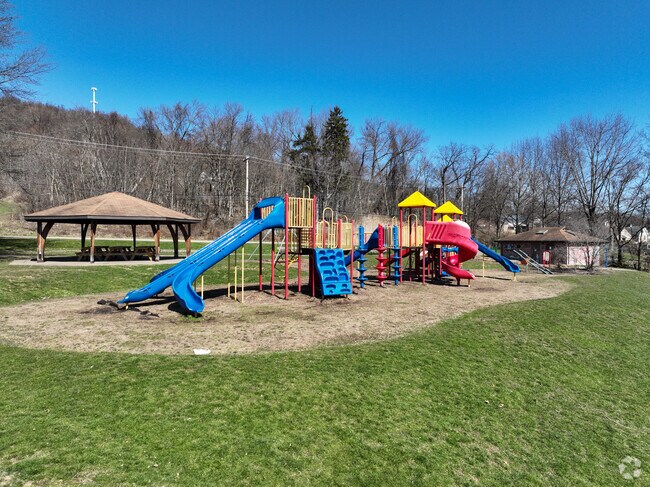 Children in Emsworth enjoy the playground at Marmo Community Park.