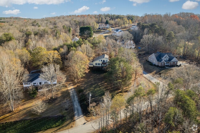 Many homes in Tigerville sit on large plots of land.