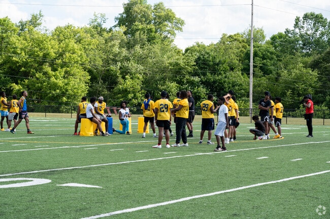 Residents of East High enjoy cheering on the East High School Football team.