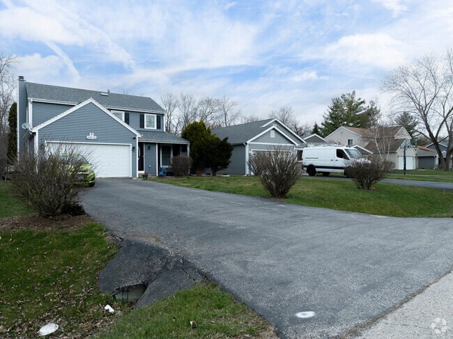 Rows of new traditional homes can be seen throughout the Jewell Road neighborhood.