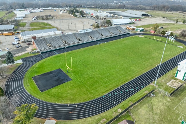 Richwoods High School in North Peoria offers a football field with surrounding track.